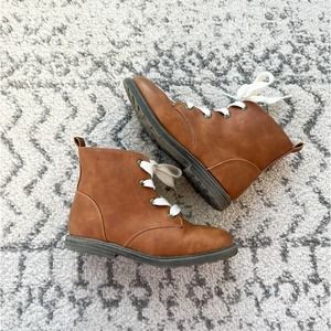 Cat and Jack Toddler Girl Brown Combat Boots